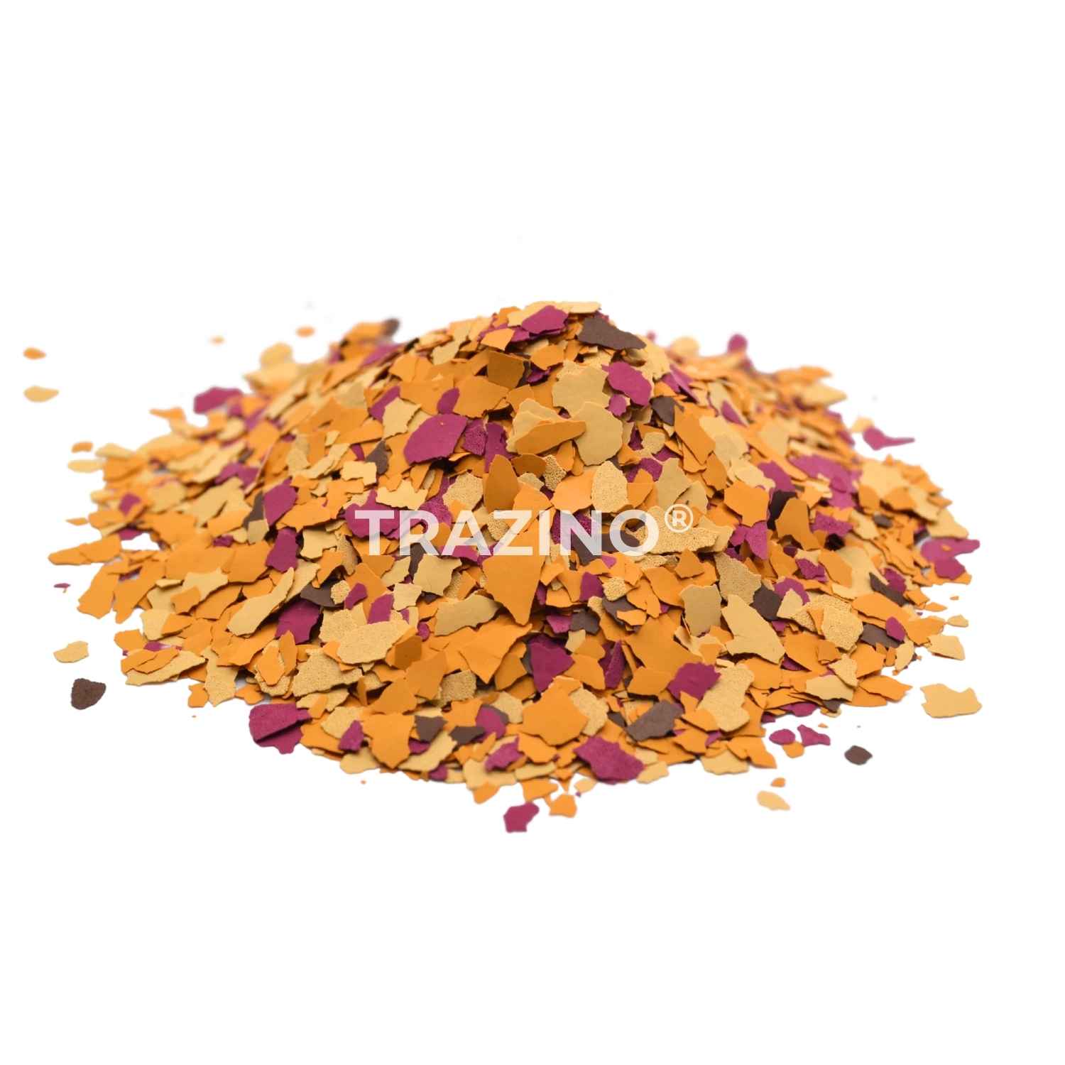 Trazino® Farbchipsmischung Dessin 712 zum Einstreuen für Beschichtungen Trazino® Farbchipsmischung Dessin 712 zum Einstreuen für Beschichtungen